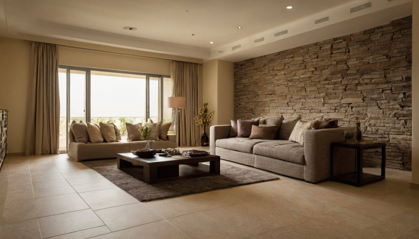 Which professional does a Dubai home project actually require shown in a luxury residential interior