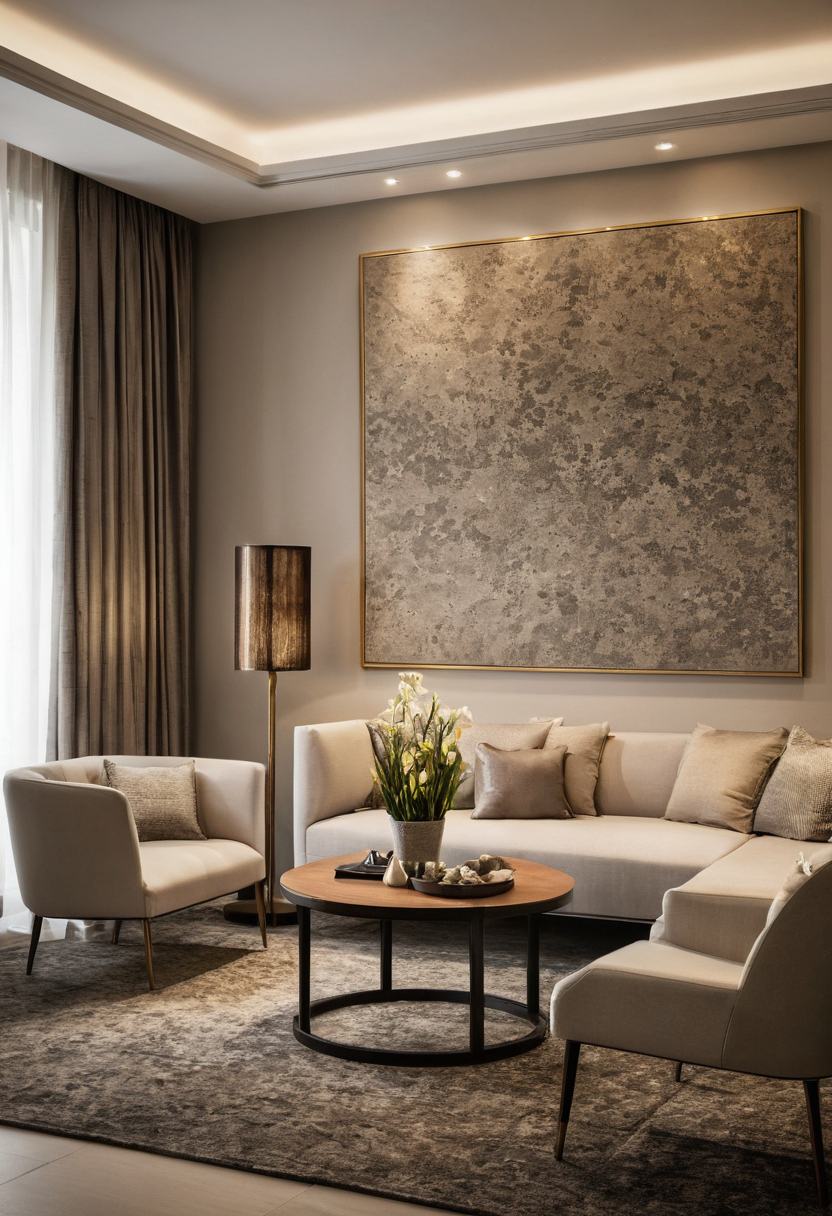 Who should own the drawings, specifications, procurement and site work shown in a luxury residential interior